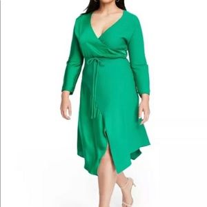 Cushnie Emerald Green Long Sleeve Dress NWT